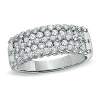 1 CT. T.w. Diamond Band in 14K White Gold