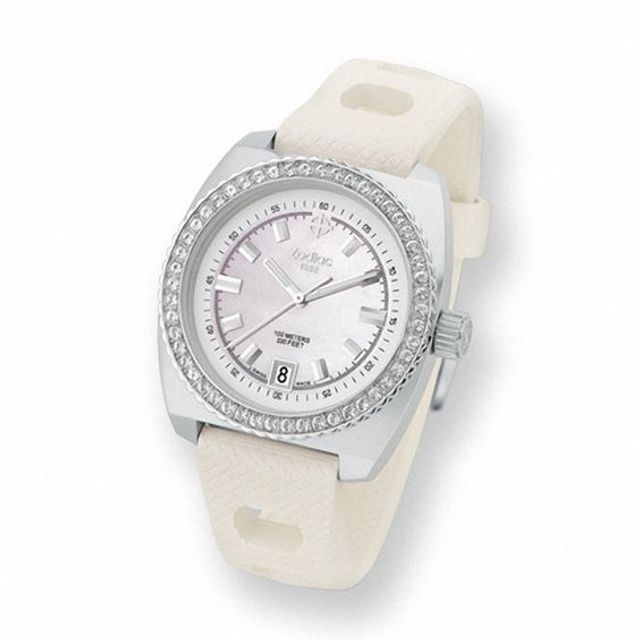 Ladies' Zodiac Sea Dragon Crystal Accent Watch with Mother-of-Pearl Dial (Model: Zo2903)