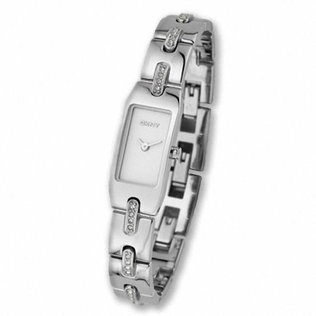Ladies' Dkny Stainless Steel Bracelet Watch with Crystal Accents (Model: Ny3366)
