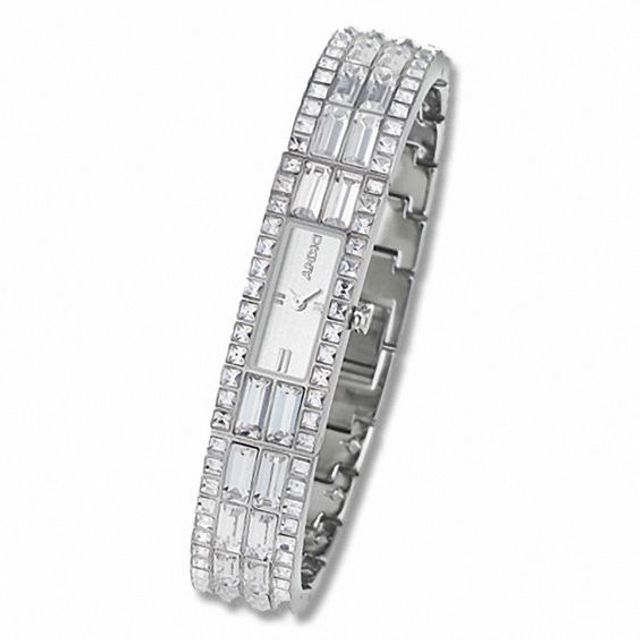 Ladies' Dkny Stainless Steel Bracelet Watch with Crystal Accents (Model: Ny3715)