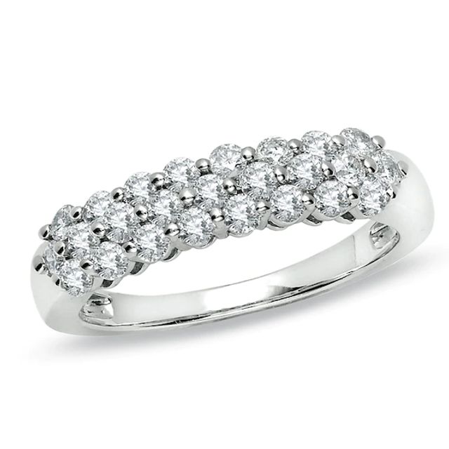 CT. T.w. Diamond Anniversary Band in 14K White Gold