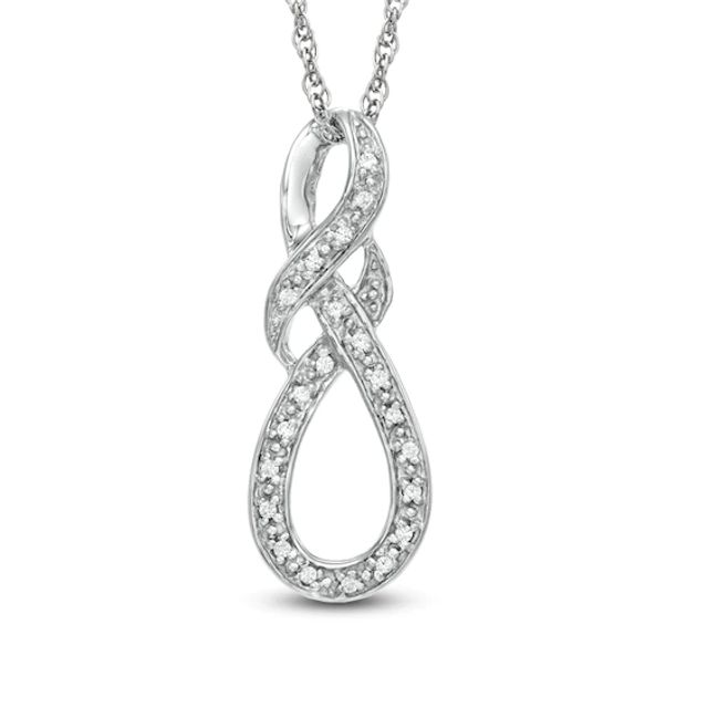 Aureus Boutique Diamond Mini Signet Necklace