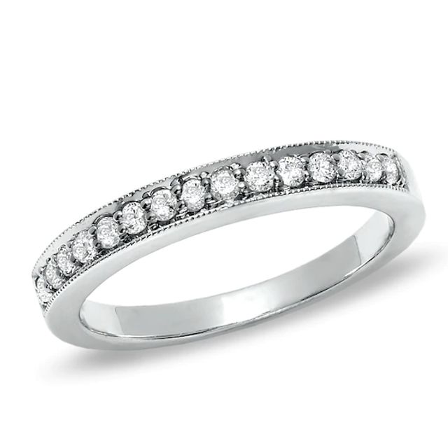 1/4 CT. T.w. Diamond Stackable Band in 14K White Gold