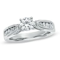 1-1/2 CT. T.w. Certified Diamond Engagement Ring in 14K White Gold