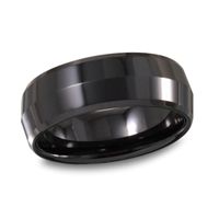 Men's 8.0mm Ceramic Dome Wedding Band