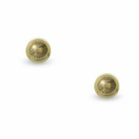 4.0mm Polished Ball Stud Earrings in 14K Gold