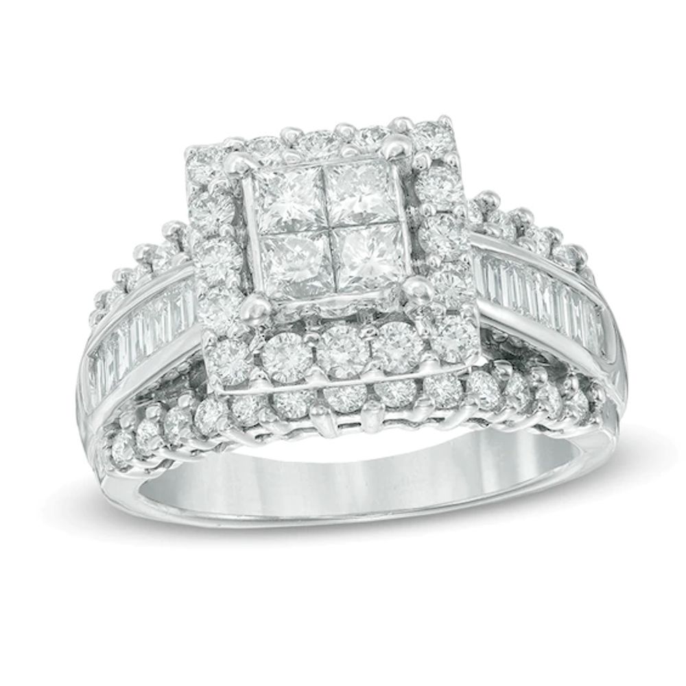 Quad Halo 1 1/2CTW Diamond Engagement RIng – tidewaterdiamond