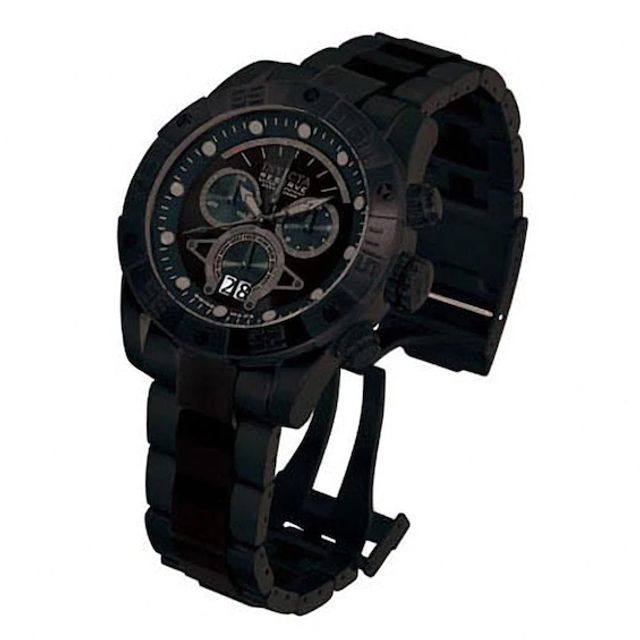 Men's Invicta Reserve Chronograph Black Watch with Black Dial (Model: 0334)