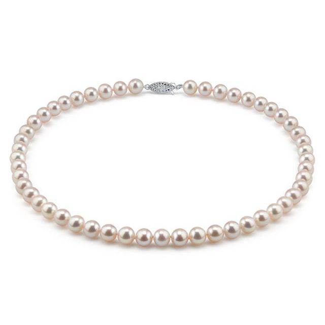 8.0mm Cultured Freshwater Pearl Strand Necklace - 17"