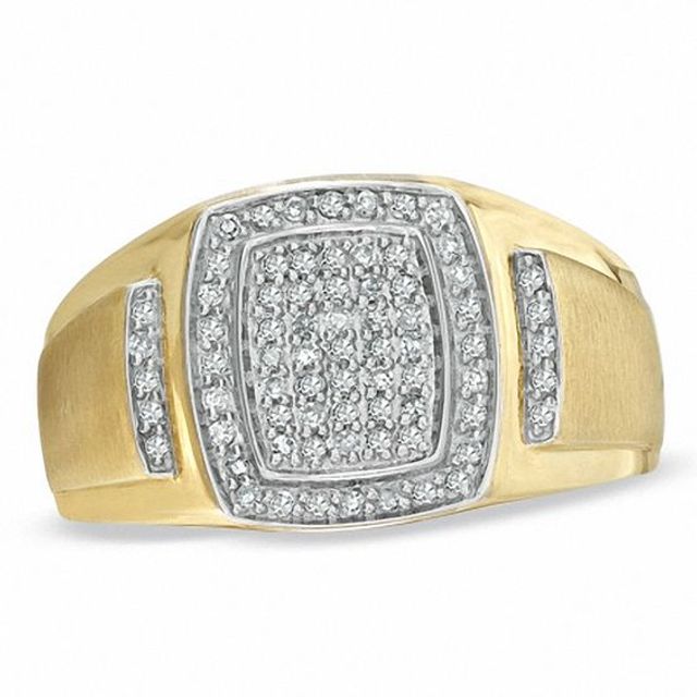 Men's 1/3 CT. T.w. Diamond Ring in 10K Gold