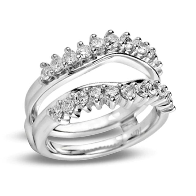 Celebration LuxÂ® 1 CT. T.w. Certified Diamond Solitaire Enhancer in 14K White Gold (I/Si2)
