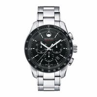 Men's Movado Series 800 Chronograph Watch with Black Dial (Model