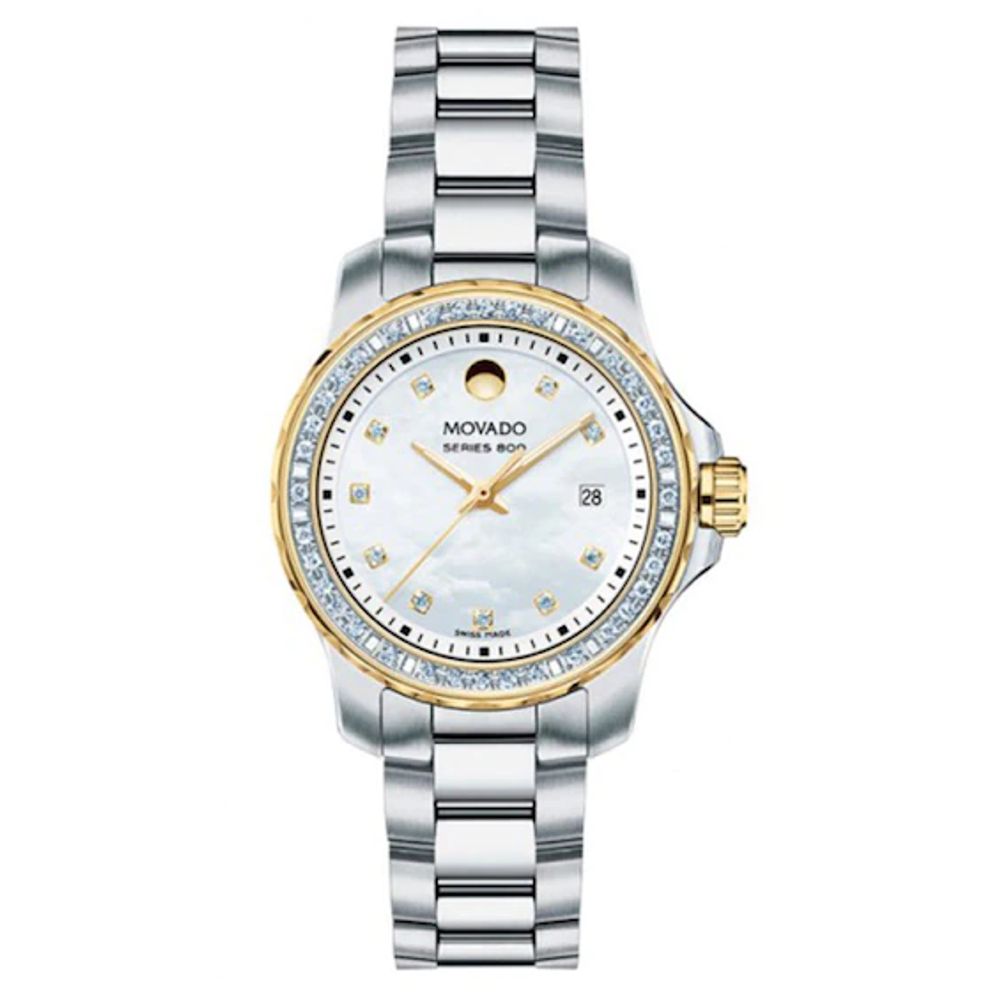 Ladies' Invicta Angel Crystal Accent Chronograph Strap Watch with  Mother-of-Pearl Dial (Model: 28486) | Zales