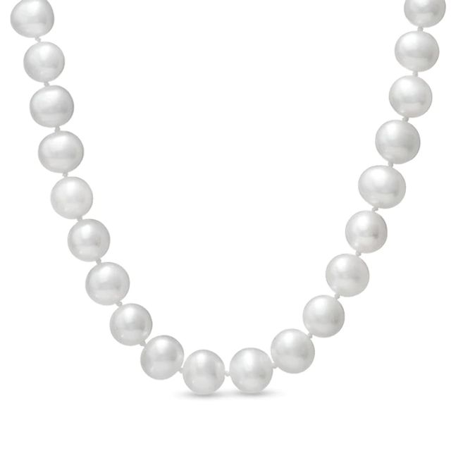 8.0-9.0mm Freshwater Cultured Pearl Strand Necklace