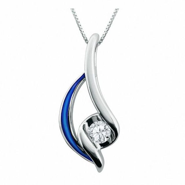 Zales 1 Ct. Diamond Solitaire Pendant