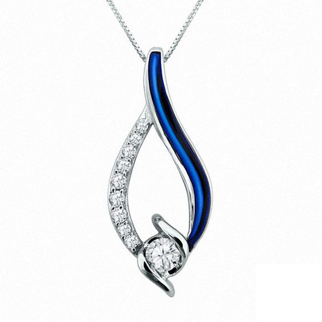 Sirenaâ¢ Jeans 1/3 CT. T.w. Diamond Pendant in 14K White Gold