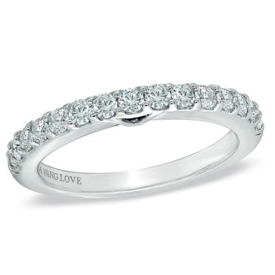 Vera Wang Love Collection 1/2 CT. T.w. Diamond Band in 14K White Gold