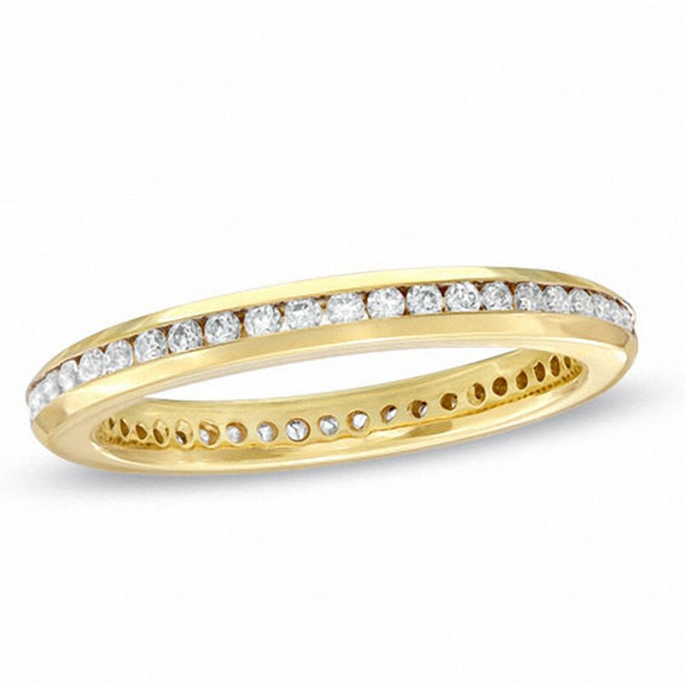 Ladies' 1/2 CT. T.w. Diamond Eternity Channel Set Wedding Band 14K Gold