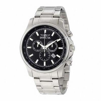 Men's Invicta Specialty Chronograph Watch with Black Dial (Model: 1835)