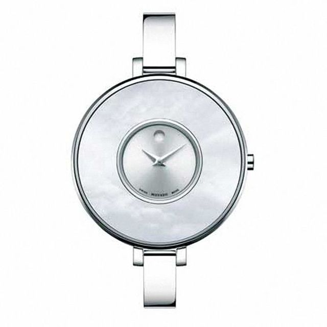 Ladies' Movado Brila Watch with White Mother-of-Pearl Dial (Model: 0606561)