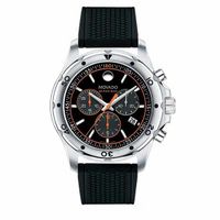 Men's Movado Series 800 Chronograph Watch with Black Dial (Model: 02600100)