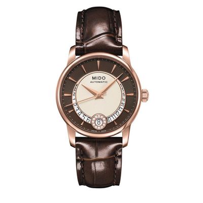 Ladies' MidoÂ® Baroncelli II Automatic Strap Watch with Two-Tone Dial (Model: M007.207.36.291.00)