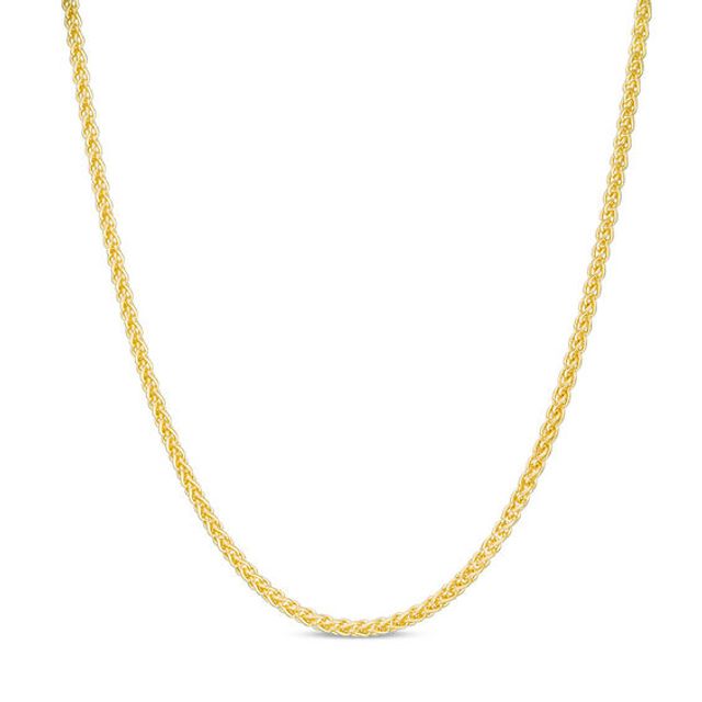 Ladies' 1.5mm Wheat Chain Necklace in 14K Gold - 18"