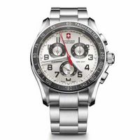 Men's Victorinox Swiss Army Classic XLS Chronograph Watch with Silver-Tone Dial (Model: 241445)