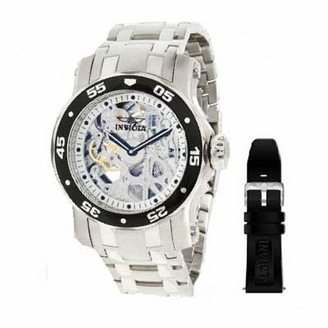 Men's Invicta Pro Diver Automatic Watch with Exhibition Dial (Model