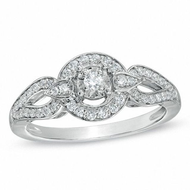 1/4 CT. T.w. Diamond Fashion Ring in Sterling Silver