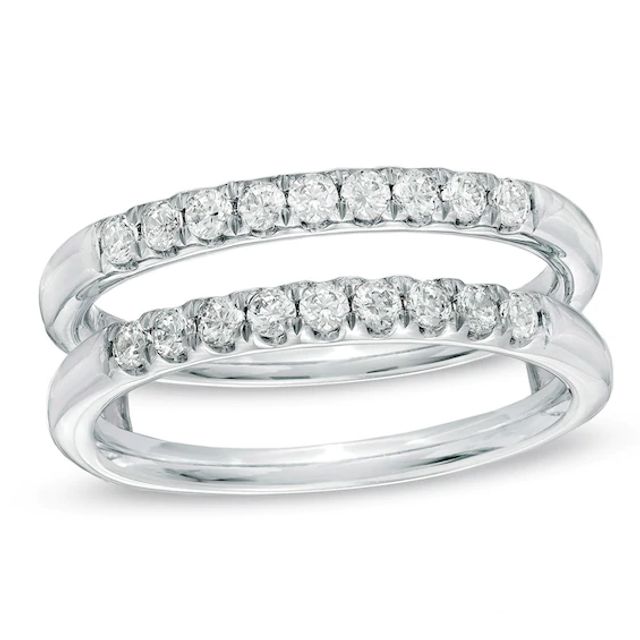 Celebration LuxÂ® 1/2 CT. T.w. Certified Diamond Solitaire Enhancer in 18K White Gold (I/Si2)