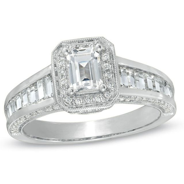 1-3/4 CT. T.w. Certified Emerald-Cut Diamond Engagement Ring in 14K White Gold (I/I1)