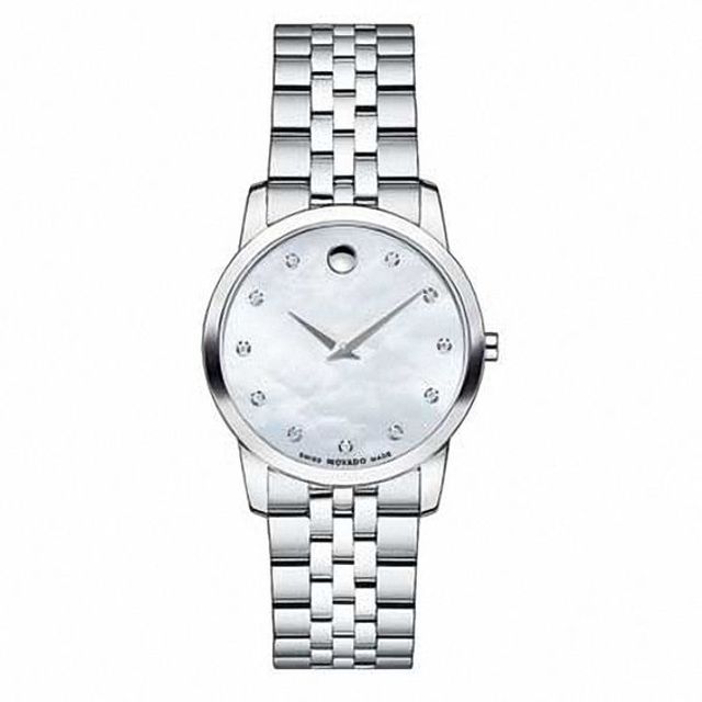 Ladies' Movado MuseumÂ® Classic Diamond Accent Watch (Model: 606612)