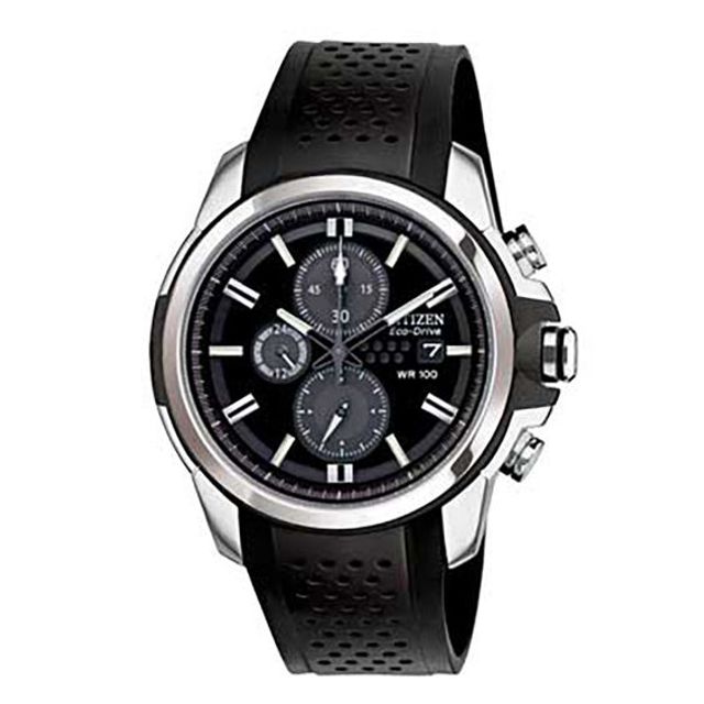 Men's Drive from Citizen Eco-DriveÂ® AR Chronograph Watch with Black Dial (Model: Ca0420-07E)