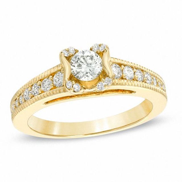 Sirenaâ¢ 5/8 CT. T.w. Diamond Engagement Ring in 14K Gold