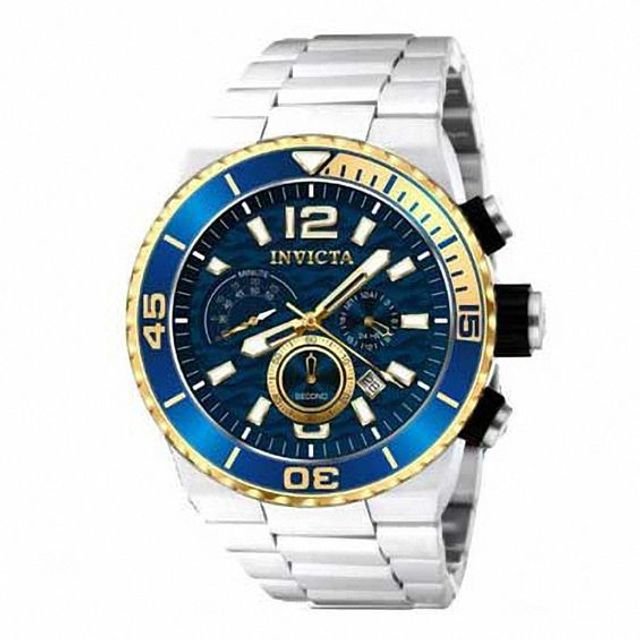 Men's Invicta Pro Diver Chronograph Two-Tone Watch with Dial (Model