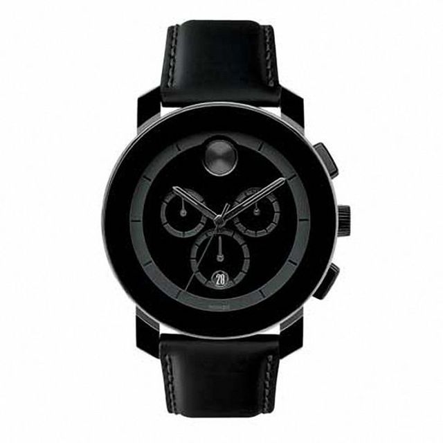 Men's Movado BoldÂ® Chronograph Watch with Black Dial (Model: 3600089)