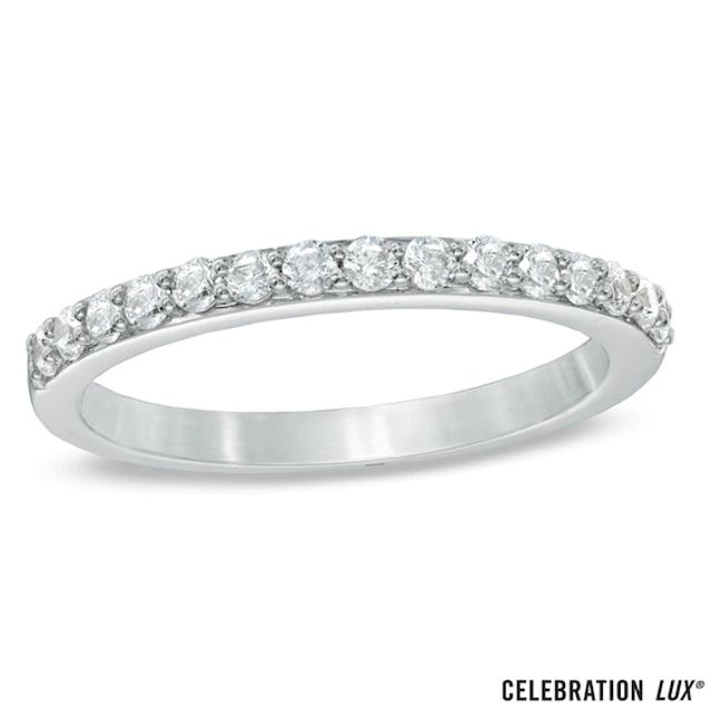 Celebration LuxÂ® 3/8 CT. T.w. Certified Diamond Anniversary Band in 14K White Gold (I/Si2)