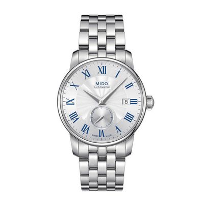 Men's MidoÂ® Baroncelli II Automatic Watch with Silver-Tone Dial (Model: M8600.4.21.1)