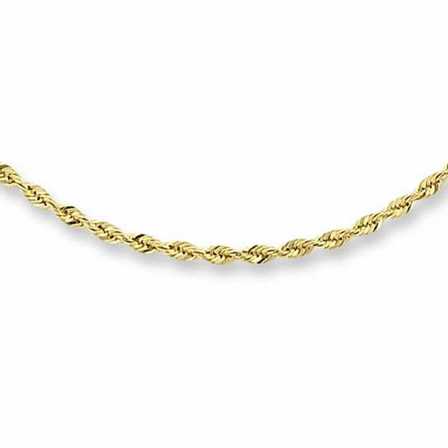 3.0mm Rope Chain Necklace in 14K Gold - 22"