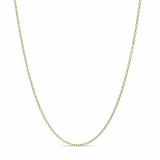 1.1mm Cable Chain Necklace in 14K Gold - 18"