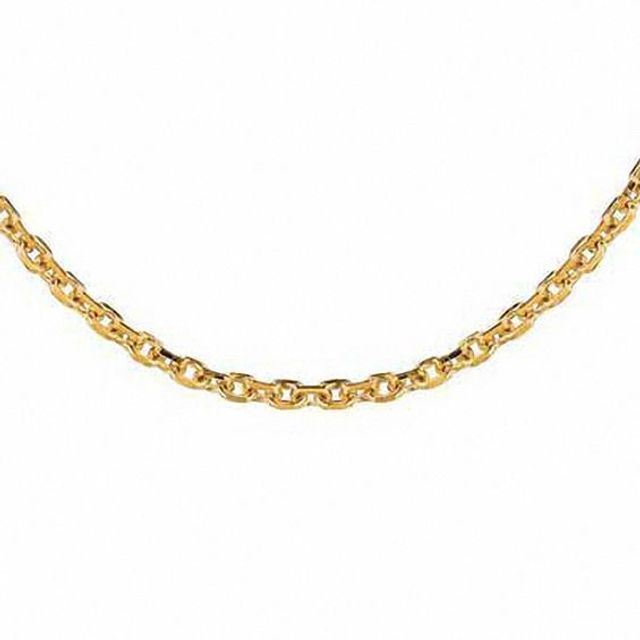 1.5mm Cable Chain Necklace in 14K Gold - 20"