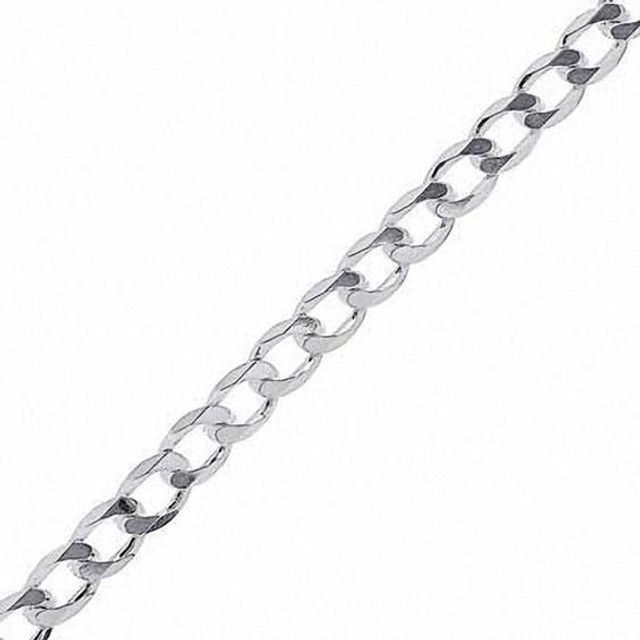Men's 7.0mm Curb Chain Bracelet in Sterling Silver - 8.5"