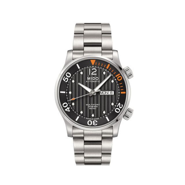 Men's MidoÂ® Multifort Automatic Watch with Grey Dial (Model: M005.930.11.060.00)