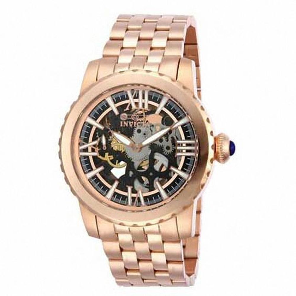 Zales Men's Bulova Diamond Accent Gold-Tone Watch with Rectangular Dial  (Model: 97D107) | CoolSprings Galleria