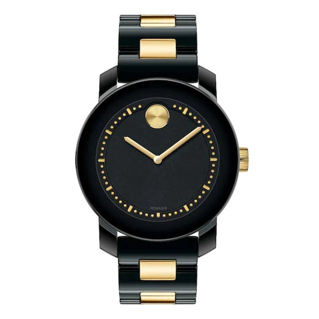 Ladies' Movado BoldÂ® Black Ceramic Watch (3600172)