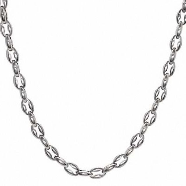 Men's 12.0mm Anchor Link Chain Necklace in Stainless Steel - 22"