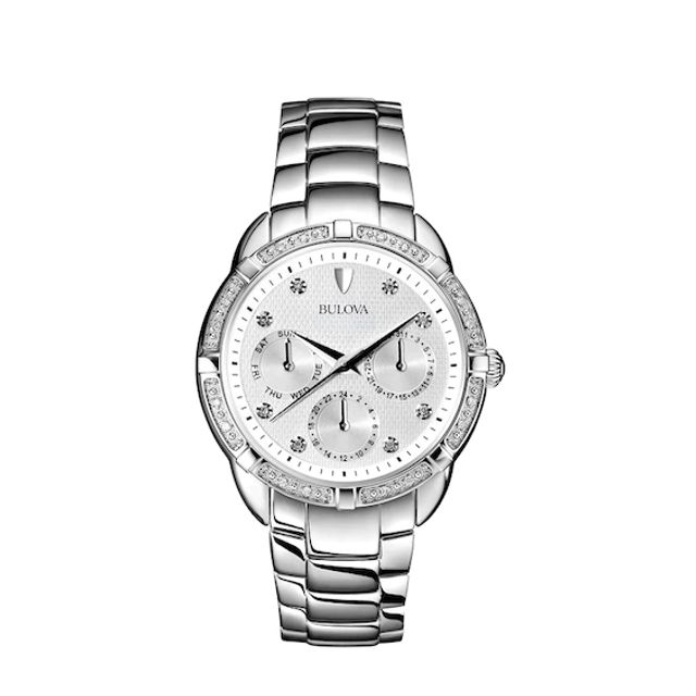 Ladies' Bulova Maribor Collection Diamond Watch (Model: 96R195)