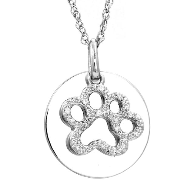 Buy DOG PAW NECKLACE, Gold Dog Necklace, Dog Lover Gift, Diamond Charm  Pendant, Christmas Gift, Dog Paw Pendant, Birthday Gift, Pet Necklace  Online in India - Etsy
