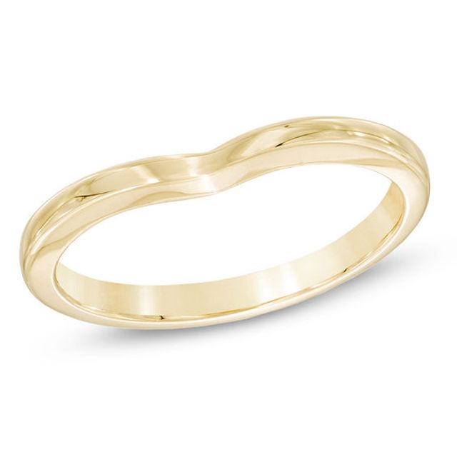 Ladies' 2.0mm Contour Wedding Band in 14K Gold